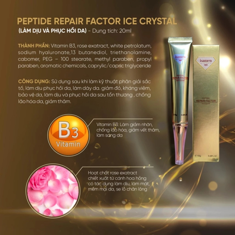 Isamen Peptide Repair Factor Ice Crystal